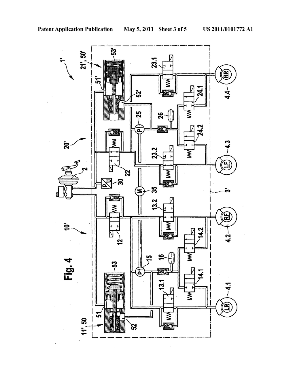 CONTROL VALVE FOR A VEHICLE BRAKE SYSTEM, AND VEHICLE BRAKE SYSEM HAVING SUCH A CONTROL VALVE - diagram, schematic, and image 04
