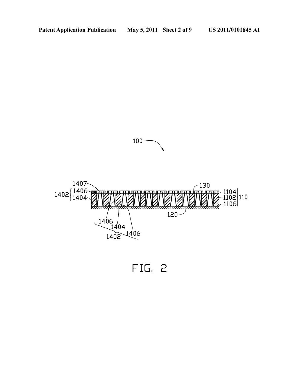 FIELD EMISSION CATHODE DEVICE AND DISPLAY USING THE SAME - diagram, schematic, and image 03