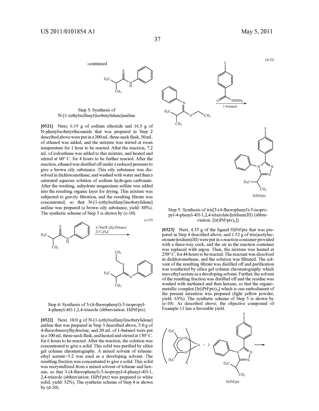 Organometallic Complex, Light-Emitting Element, Display Device, Electronic Device, and Lighting Device - diagram, schematic, and image 93