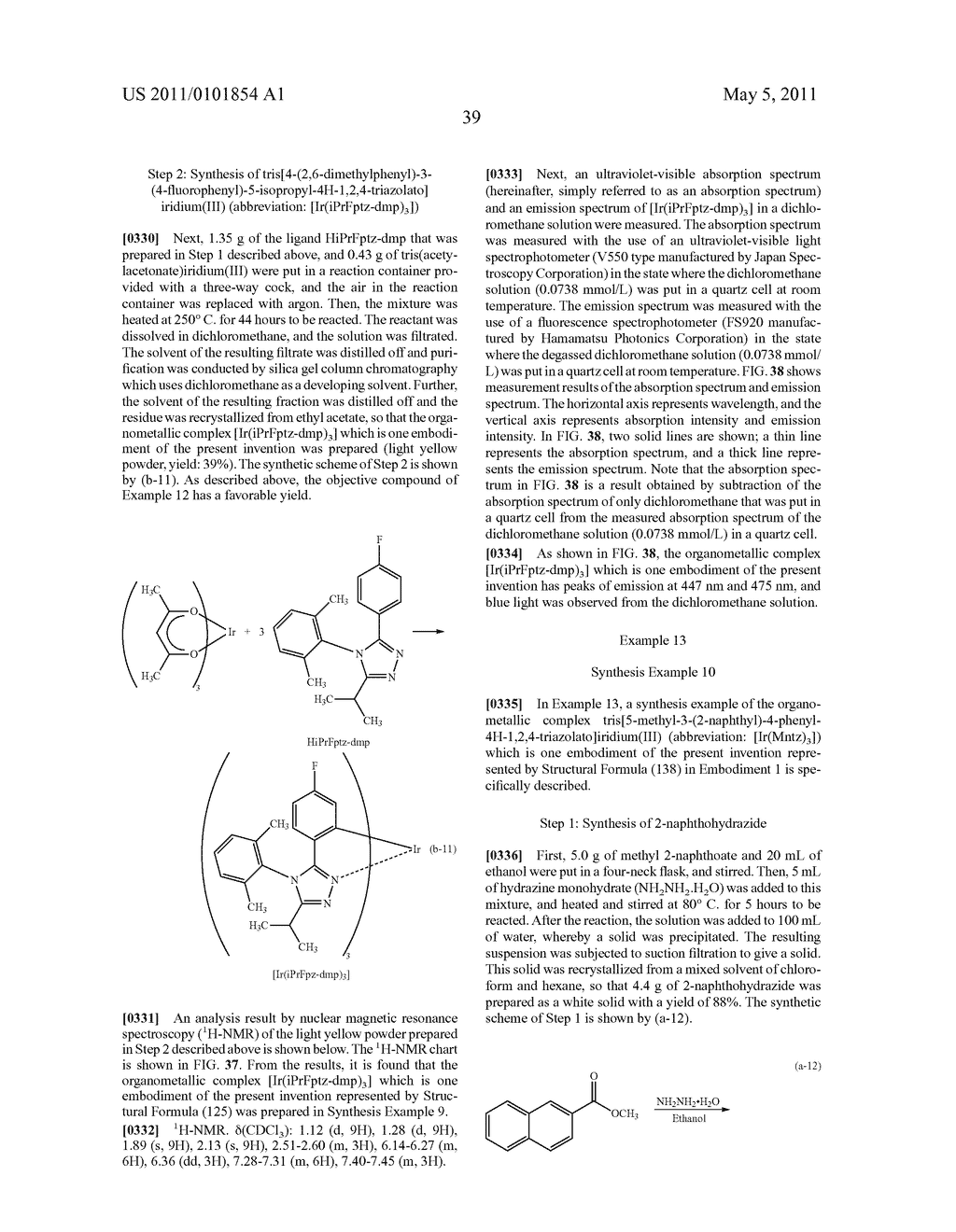 Organometallic Complex, Light-Emitting Element, Display Device, Electronic Device, and Lighting Device - diagram, schematic, and image 95