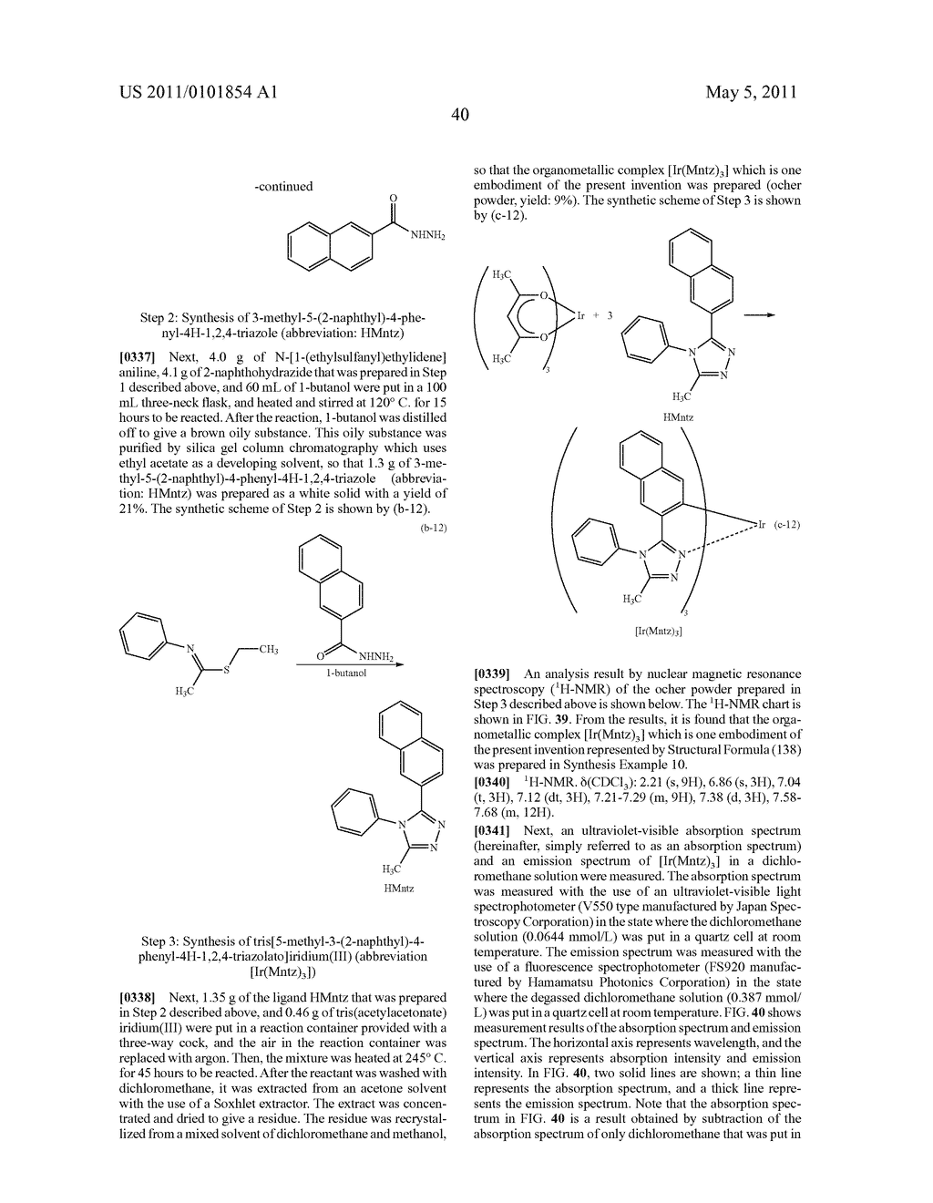 Organometallic Complex, Light-Emitting Element, Display Device, Electronic Device, and Lighting Device - diagram, schematic, and image 96