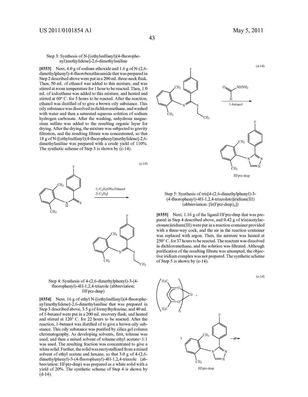 Organometallic Complex, Light-Emitting Element, Display Device, Electronic Device, and Lighting Device - diagram, schematic, and image 99