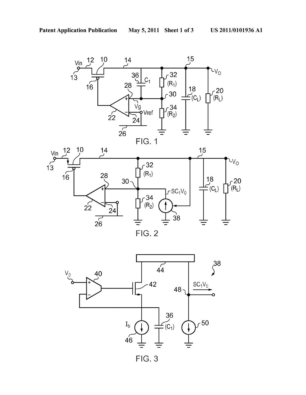 LOW DROPOUT VOLTAGE REGULATOR AND METHOD OF STABILISING A LINEAR REGULATOR - diagram, schematic, and image 02
