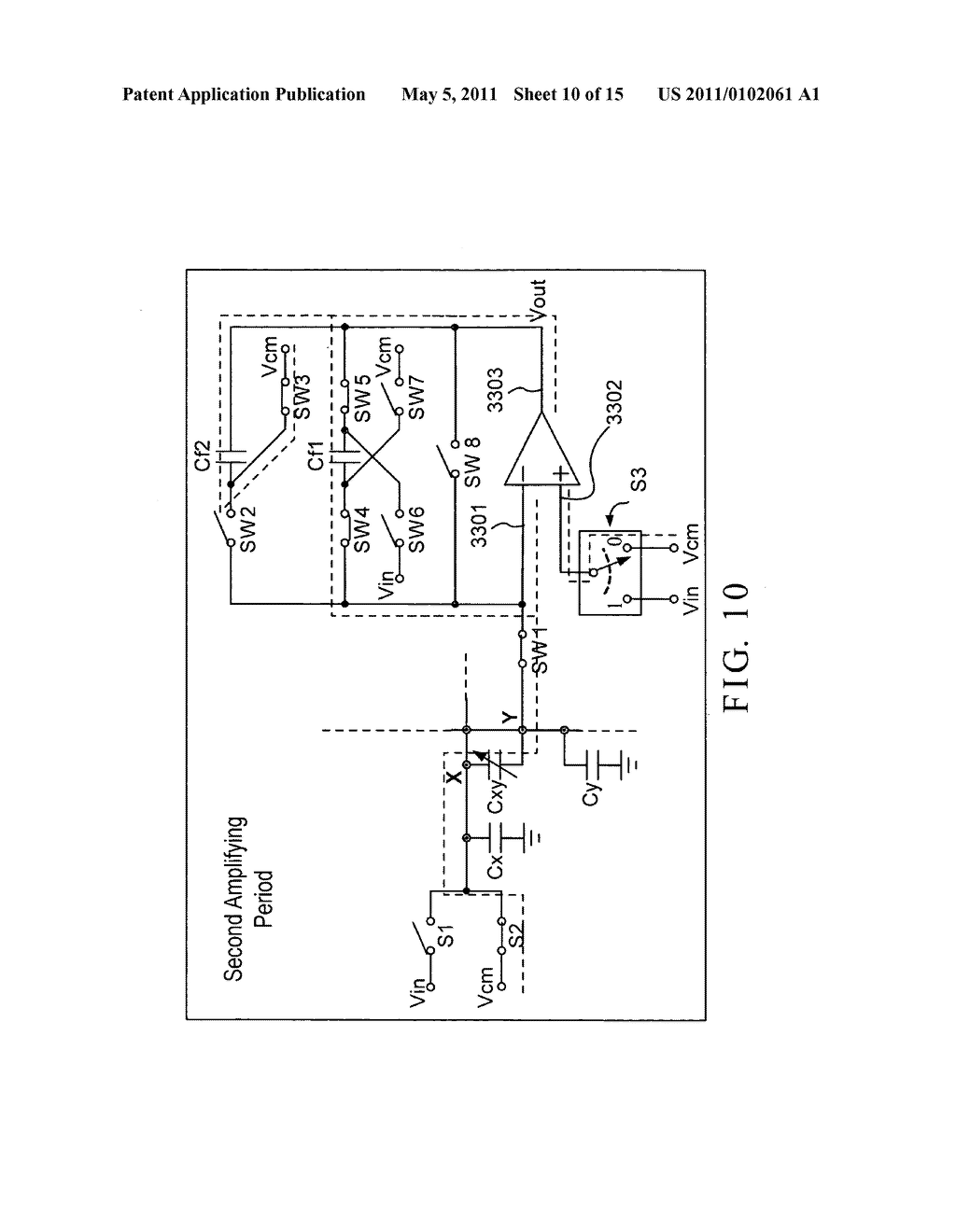 Touch panel sensing circuit - diagram, schematic, and image 11