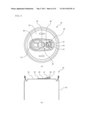 METALLIC COVER HAVING IC TAG, AND METALLIC CONTAINER diagram and image