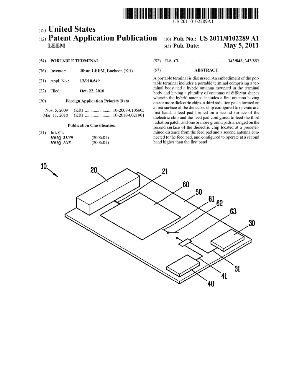 PORTABLE TERMINAL - diagram, schematic, and image 01