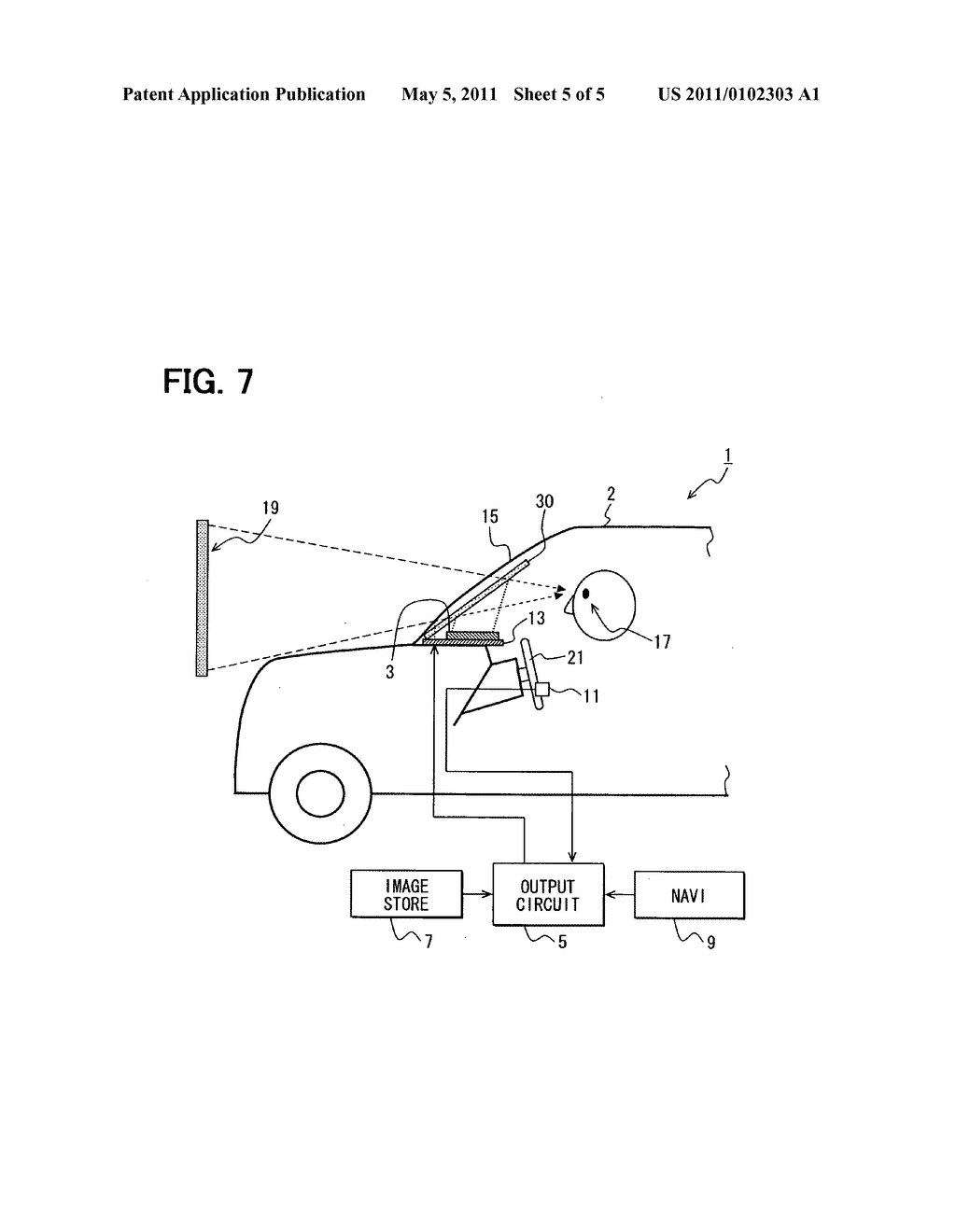 Display apparatus for vehicle - diagram, schematic, and image 06