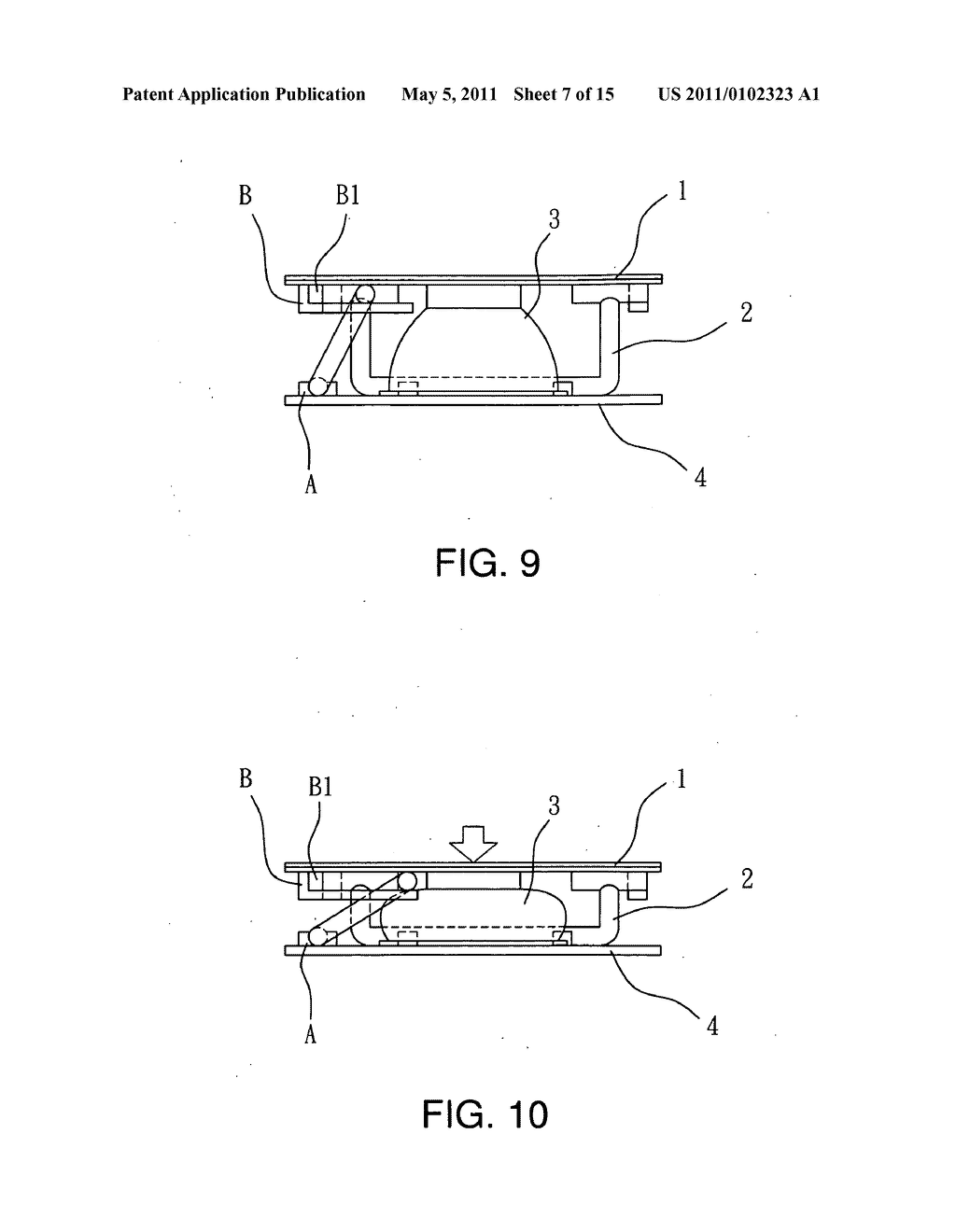 Keyboard having multi-axis balance touch keys - diagram, schematic, and image 08