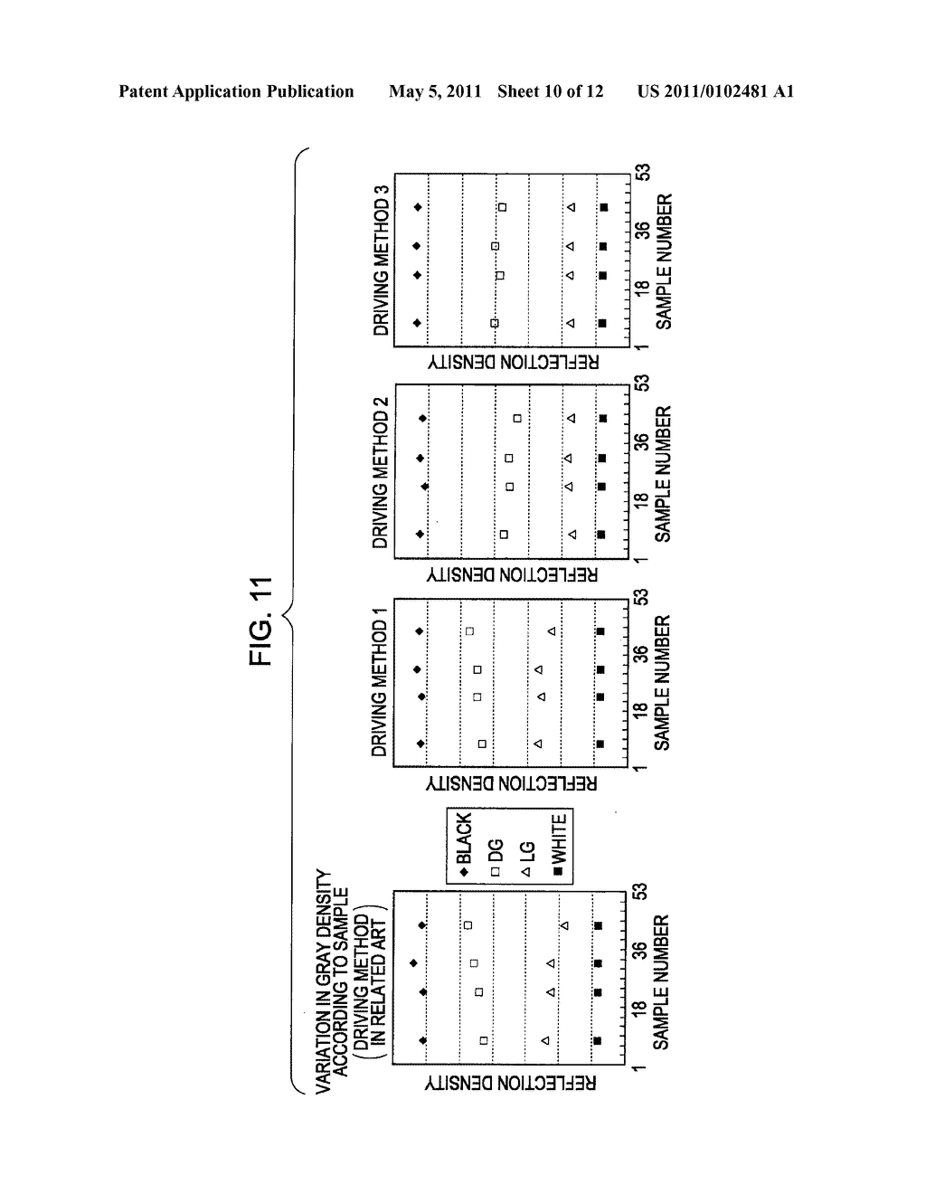 DRIVING METHOD FOR ELECTROPHORETIC DISPLAY DEVICE, ELECTROPHORETIC DISPLAY DEVICE, AND ELECTRONIC APPARATUS - diagram, schematic, and image 11