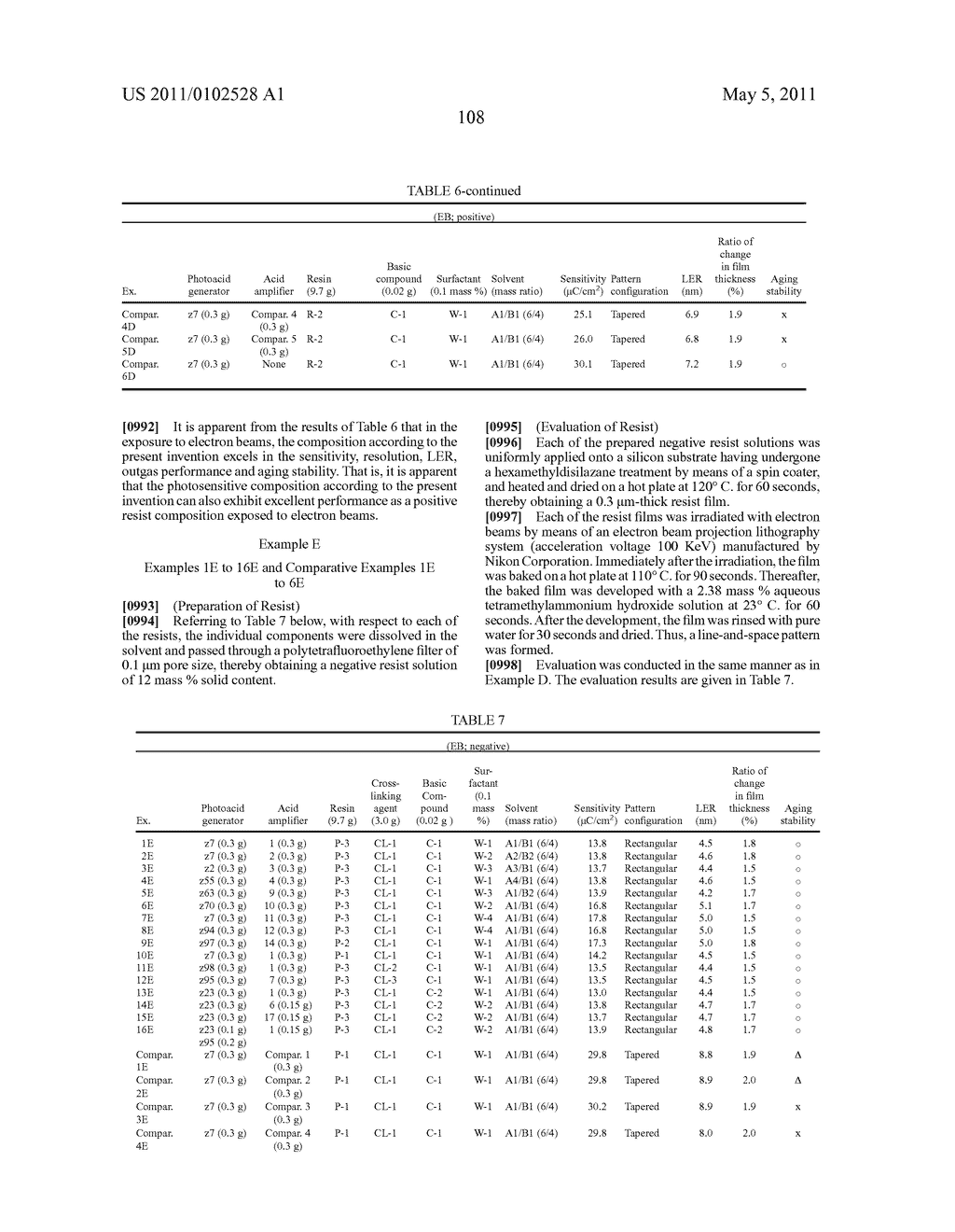 COMPOSITION, RESIST FILM, PATTERN FORMING METHOD, AND INKJET RECORDING METHOD - diagram, schematic, and image 109