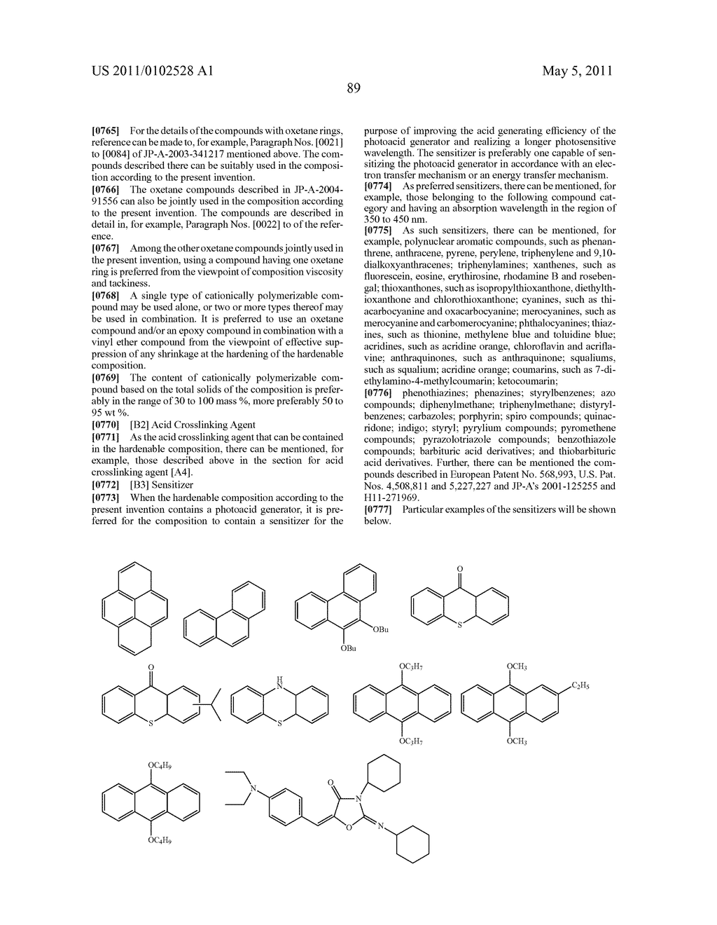 COMPOSITION, RESIST FILM, PATTERN FORMING METHOD, AND INKJET RECORDING METHOD - diagram, schematic, and image 90