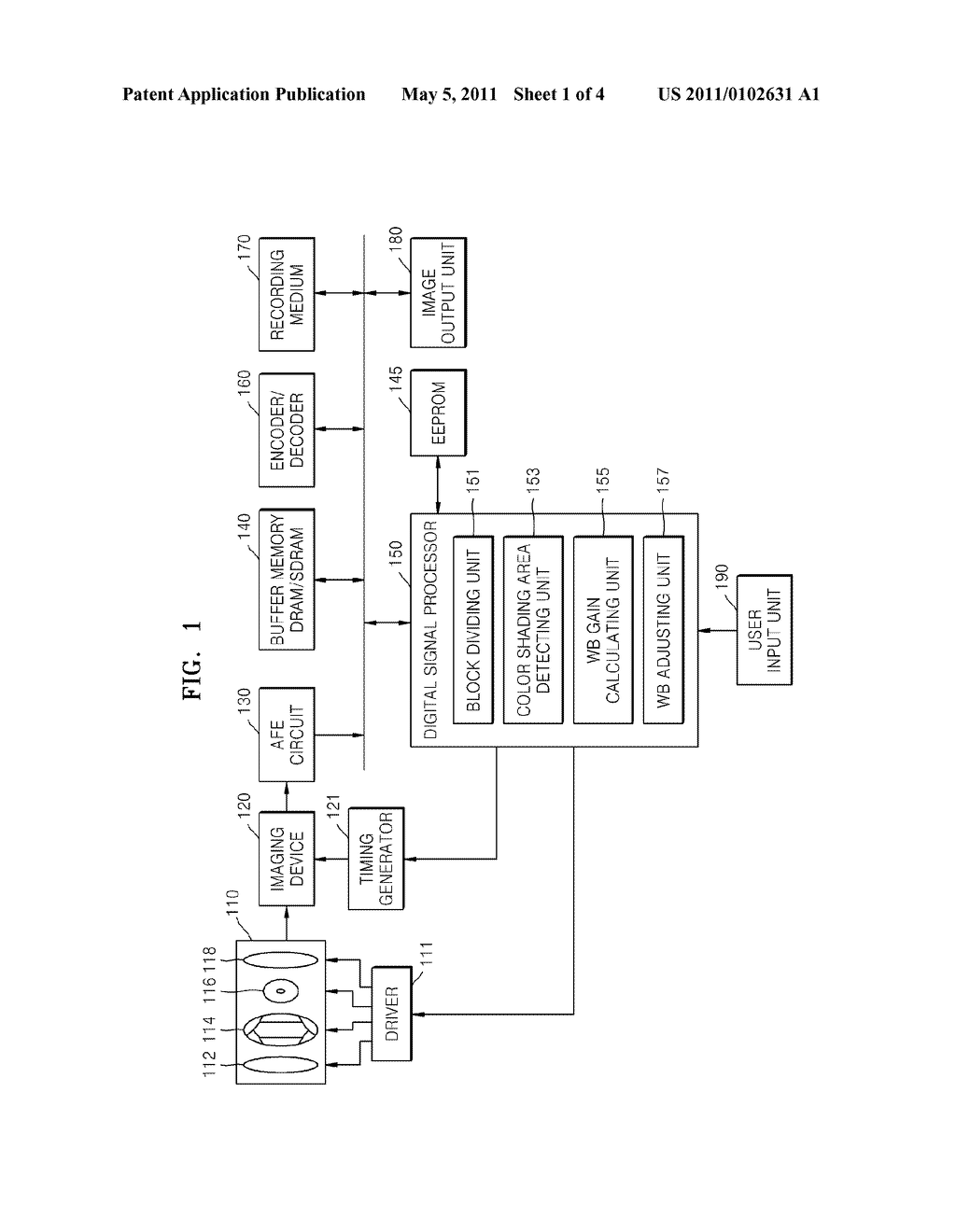 DIGITAL CAMERA AND METHOD OF CONTROLLING THE SAME - diagram, schematic, and image 02