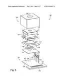 Camera module with fold over flexible circuit and cavity substrate diagram and image