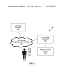 METHODS AND APPARATUS FOR PRESENTING CONTENT SELECTION MENUS diagram and image