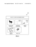 METHODS AND APPARATUS FOR PRESENTING CONTENT SELECTION MENUS diagram and image