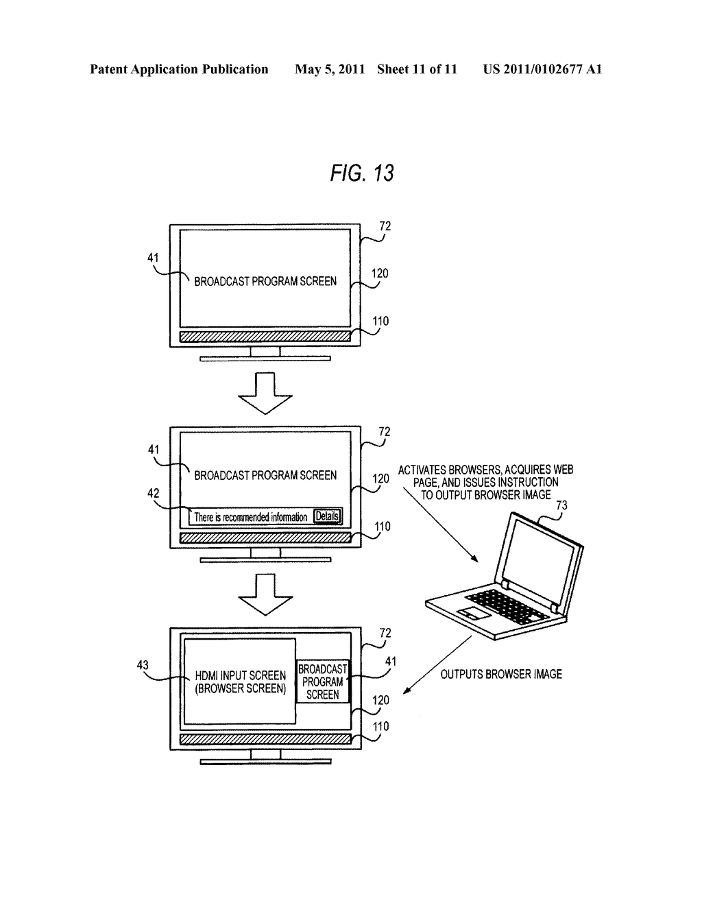 VIDEO RECEIVER AND DISPLAY OUTPUT METHOD - diagram, schematic, and image 12