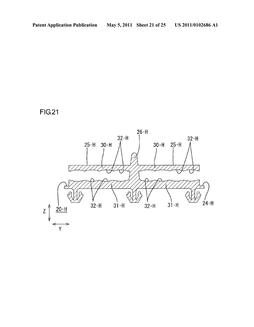 LIGHT SOURCE HOLDER, LIGHTING DEVICE, DISPLAY DEVICE AND TELEVISION RECEIVER - diagram, schematic, and image 22