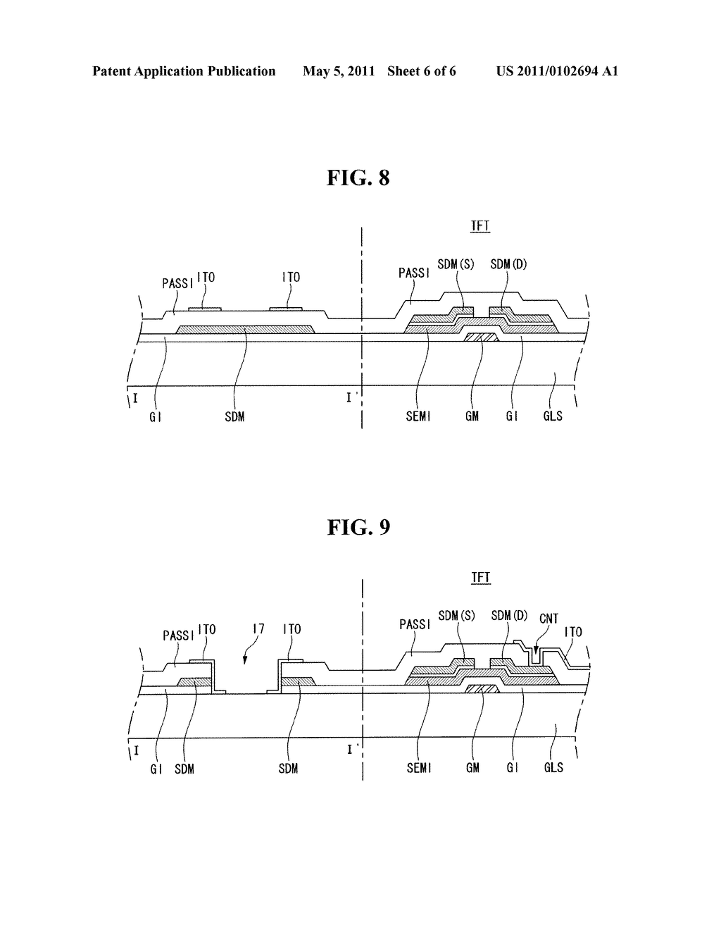 MOTHER SUBSTRATE FOR LIQUID CRYSTAL DISPLAY AND MANUFACTURING METHOD THEREOF - diagram, schematic, and image 07