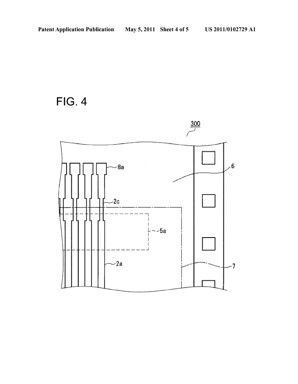 FLEXIBLE PRINTED CIRCUIT AND ELECTRIC CIRCUIT STRUCTURE - diagram, schematic, and image 05