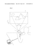 Projector diagram and image