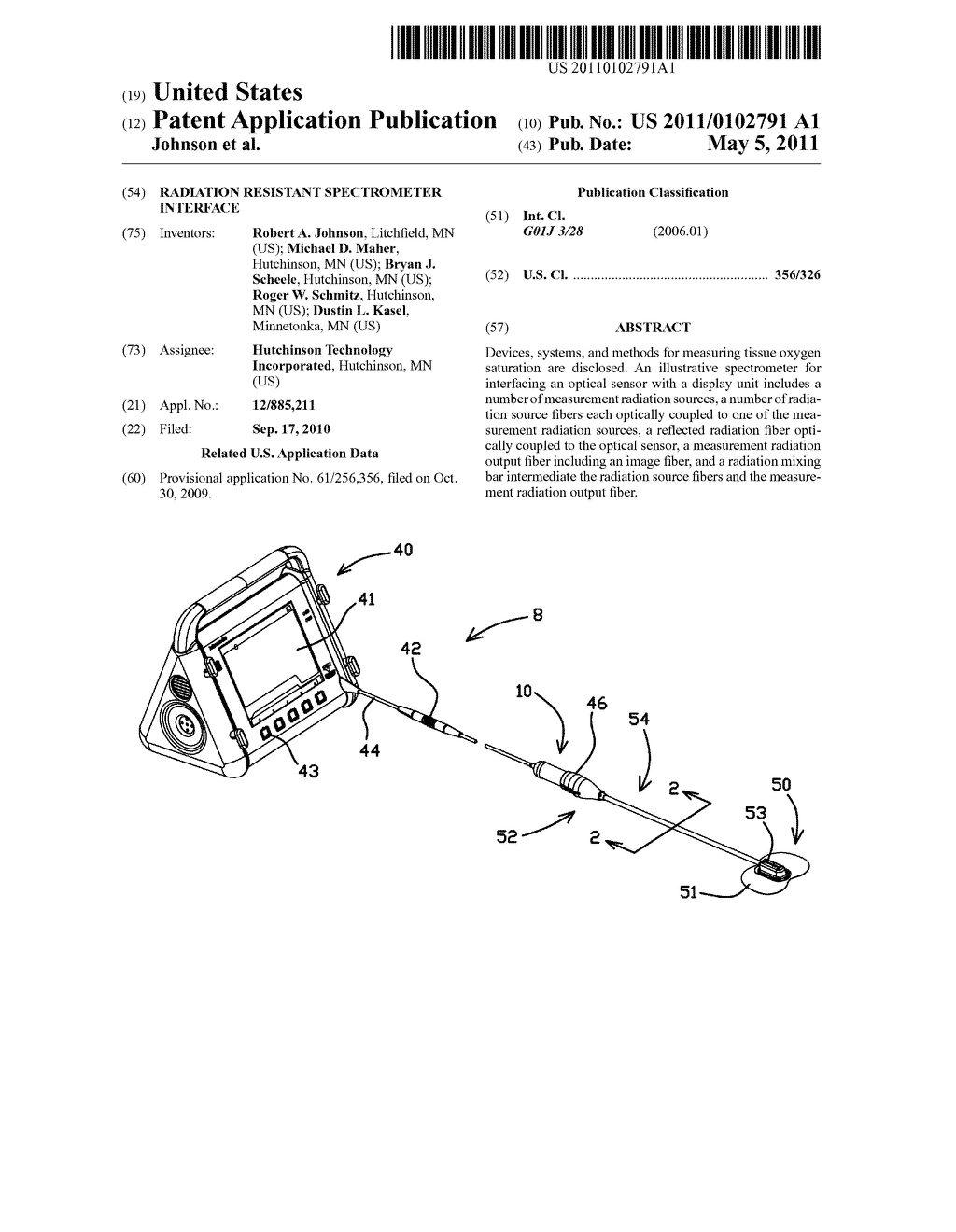 RADIATION RESISTANT SPECTROMETER INTERFACE - diagram, schematic, and image 01