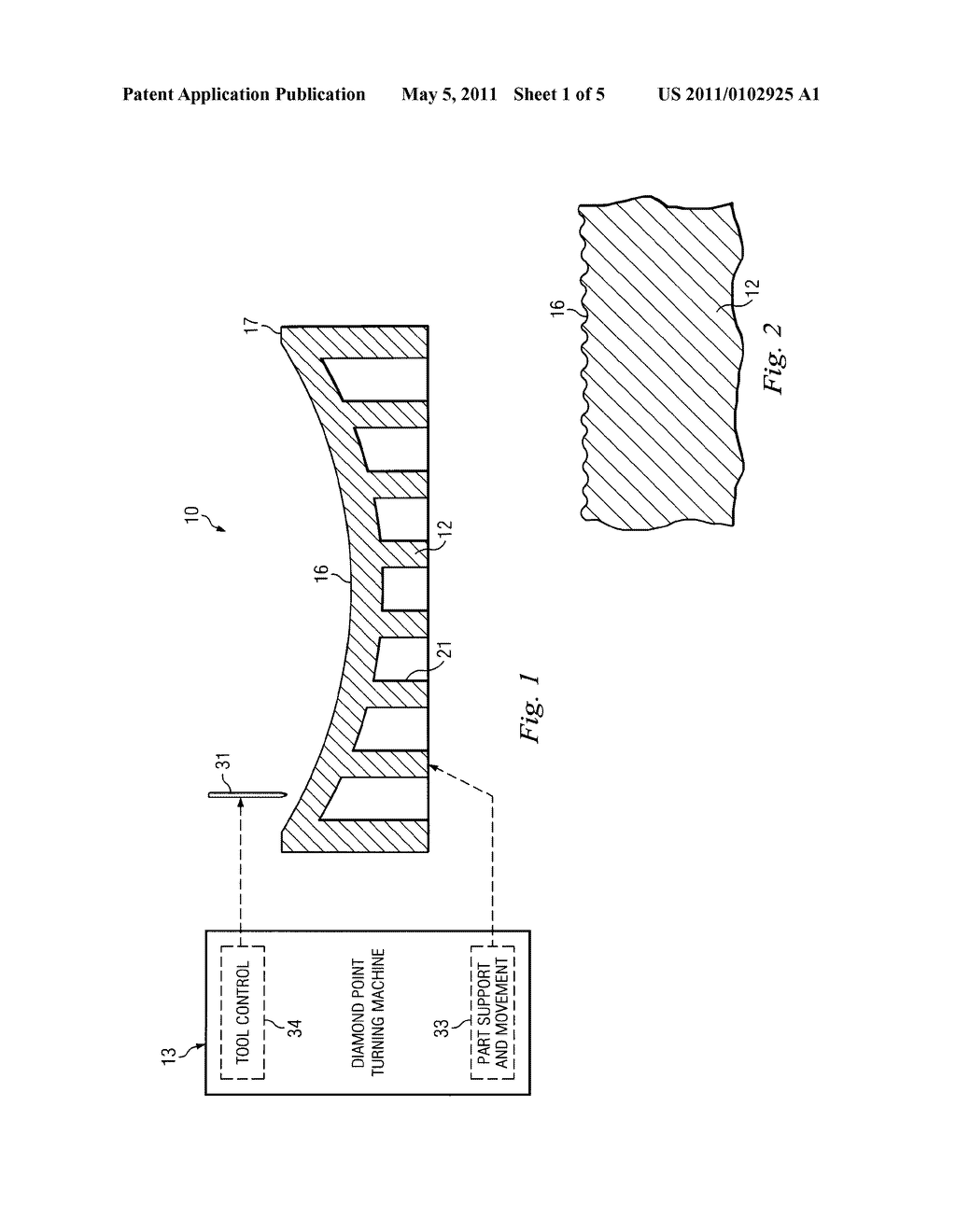 METHOD AND APPARATUS FOR FABRICATING A PRECISION OPTICAL SURFACE - diagram, schematic, and image 02