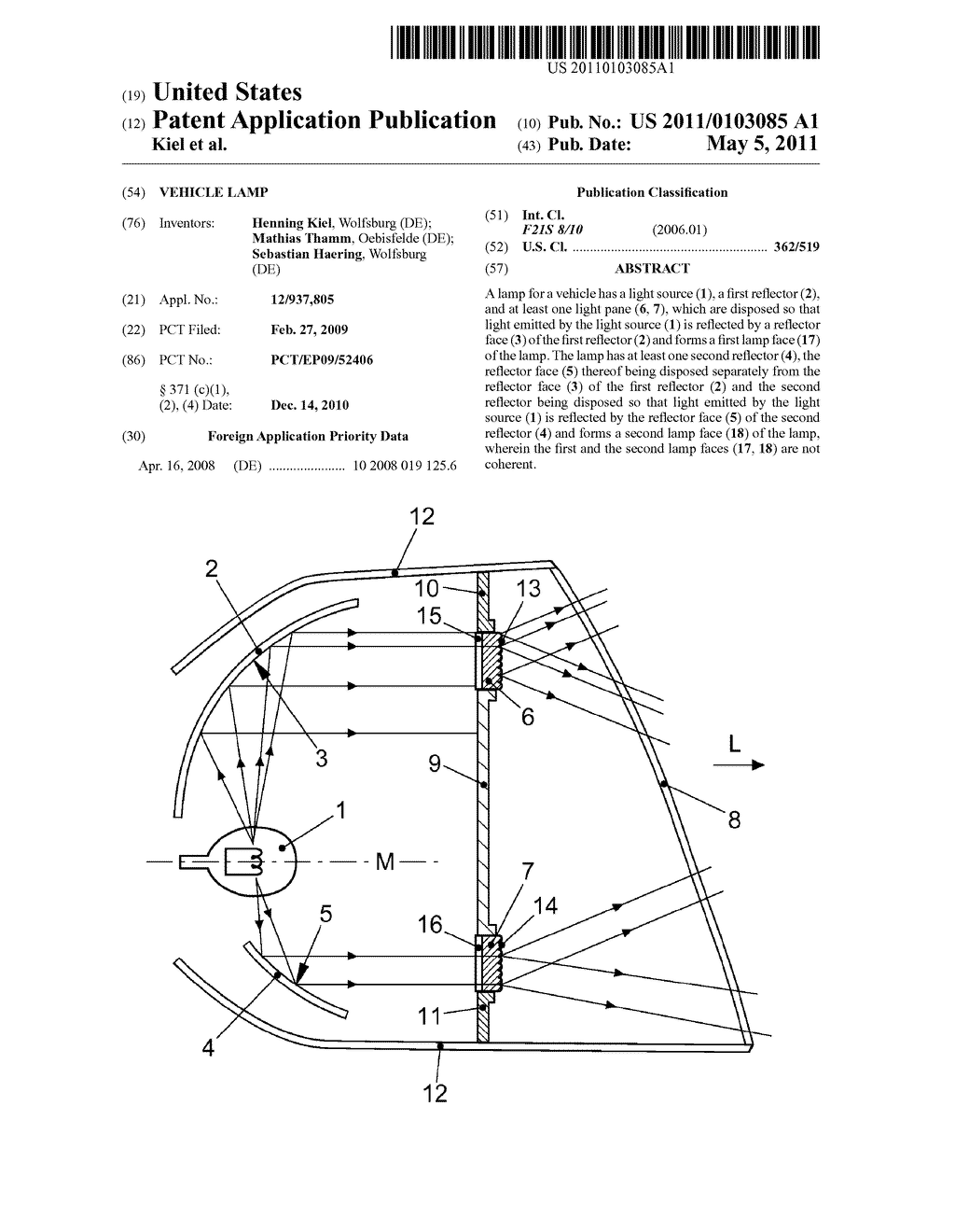 VEHICLE LAMP - diagram, schematic, and image 01