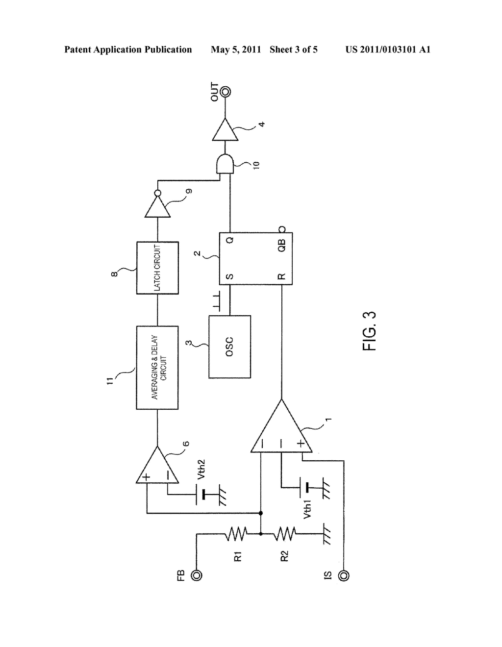 INTEGRATED CONTROL CIRCUIT FOR CONTROLLING A SWITCHING POWER SUPPLY, SWITCHING POWER SUPPLY INCORPORATING THE SAME, AND A METHOD OF CONTROLLING A SWITCHING POWER SUPPLY - diagram, schematic, and image 04