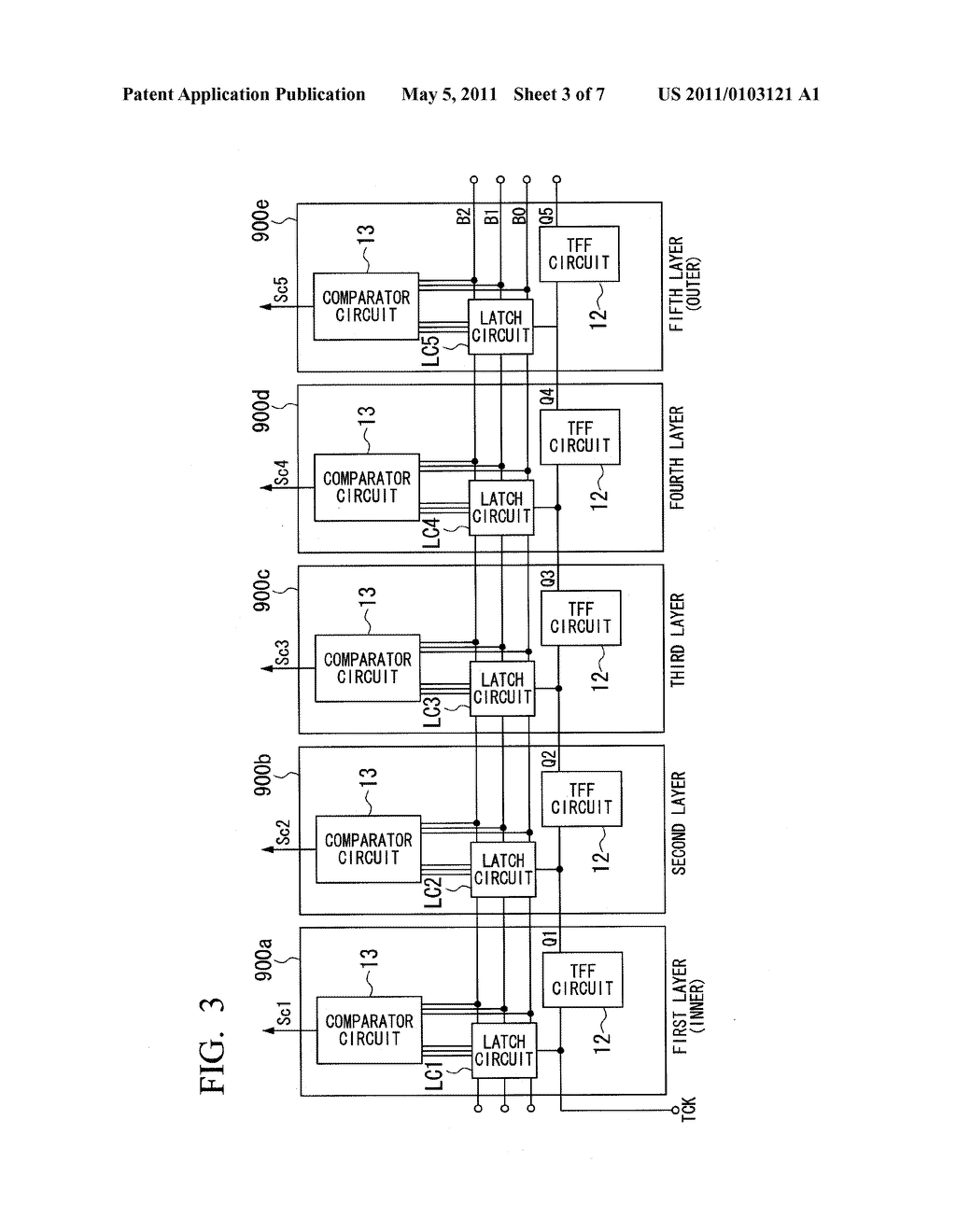 STACKED SEMICONDUCTOR DEVICE AND AUTOMATIC CHIP RECOGNITION SELECTION CIRCUIT - diagram, schematic, and image 04