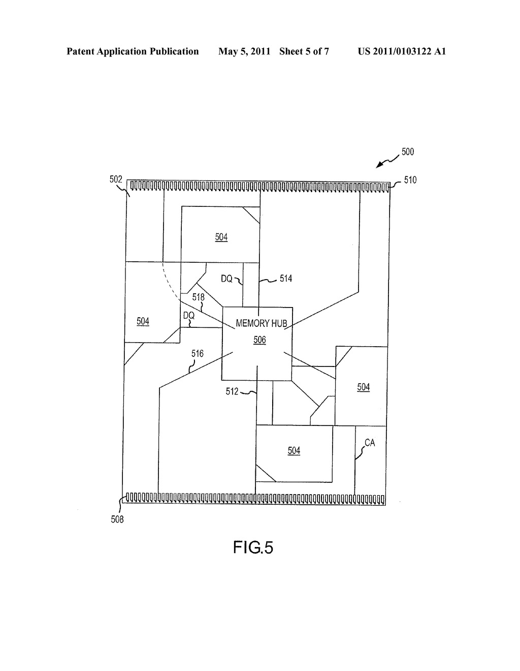 SYSTEM AND METHOD FOR OPTIMIZING INTERCONNECTIONS OF COMPONENTS IN A MULTICHIP MEMORY MODULE - diagram, schematic, and image 06