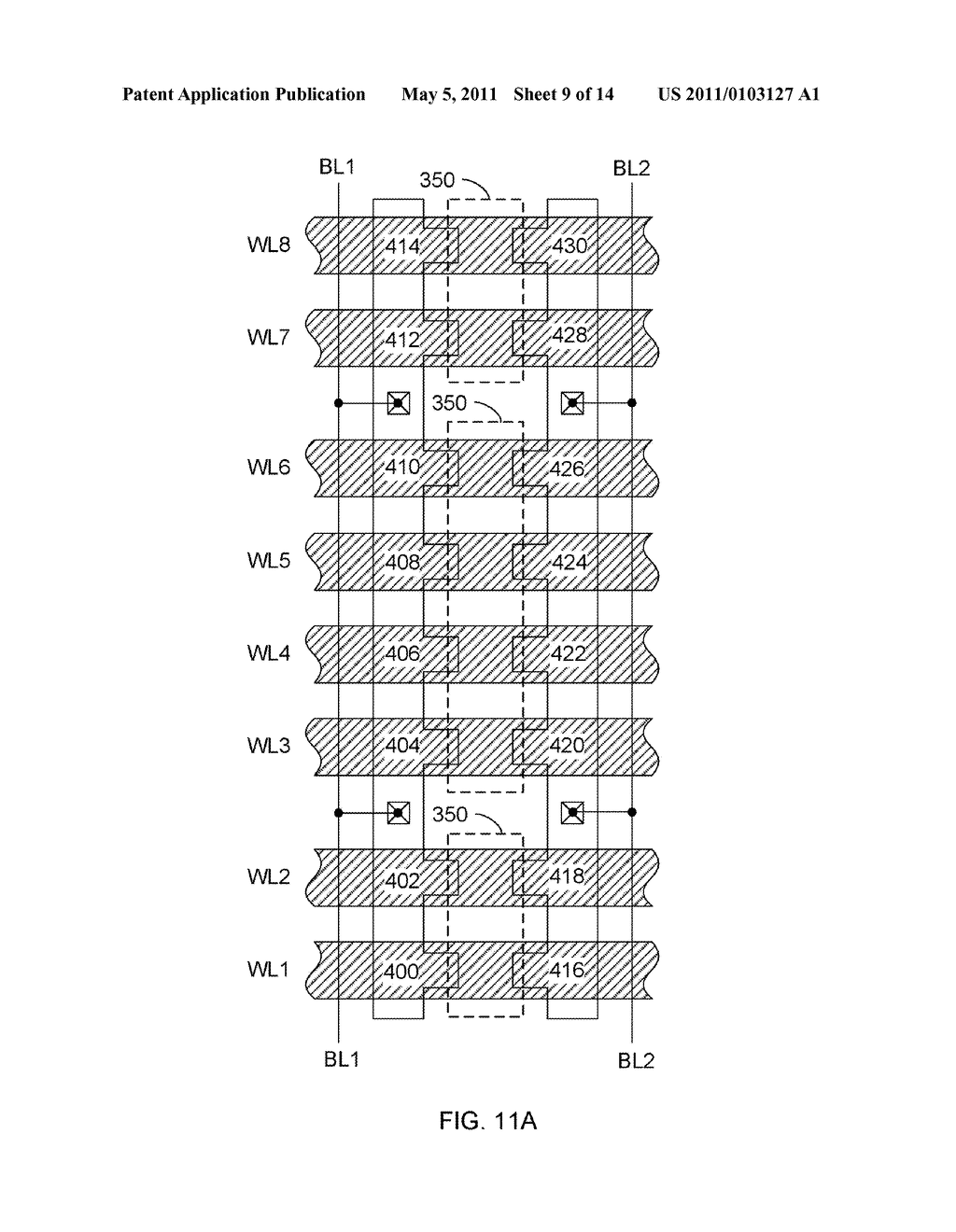 AND-TYPE ONE TIME PROGRAMMABLE MEMORY CELL - diagram, schematic, and image 10