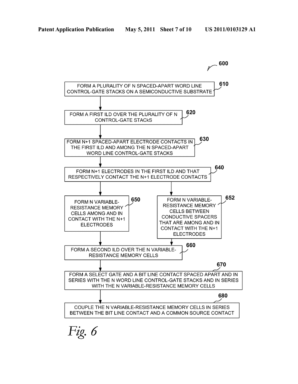 VARIABLE-RESISTANCE MATERIAL MEMORIES, PROCESSES OF FORMING SAME, AND METHODS OF USING SAME - diagram, schematic, and image 08