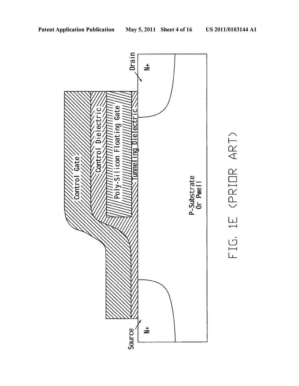 STRUCTURES AND METHODS OF TRIMMING THRESHOLD VOLTAGE OF A FLASH EEPROM MEMORY - diagram, schematic, and image 05