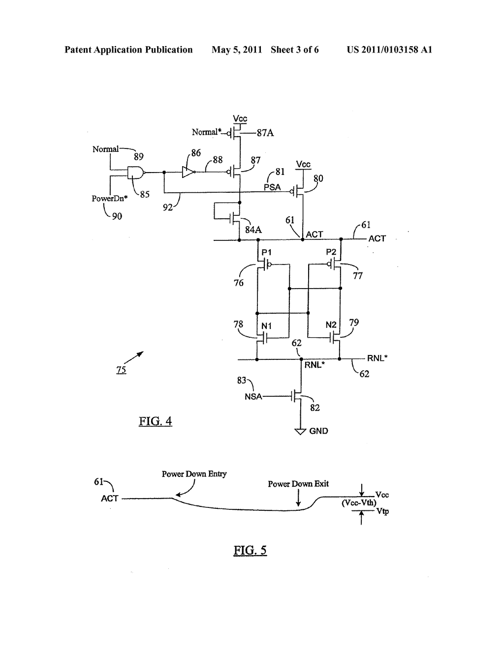 LOW VOLTAGE SENSING SCHEME HAVING REDUCED ACTIVE POWER DOWN STANDBY CURRENT - diagram, schematic, and image 04