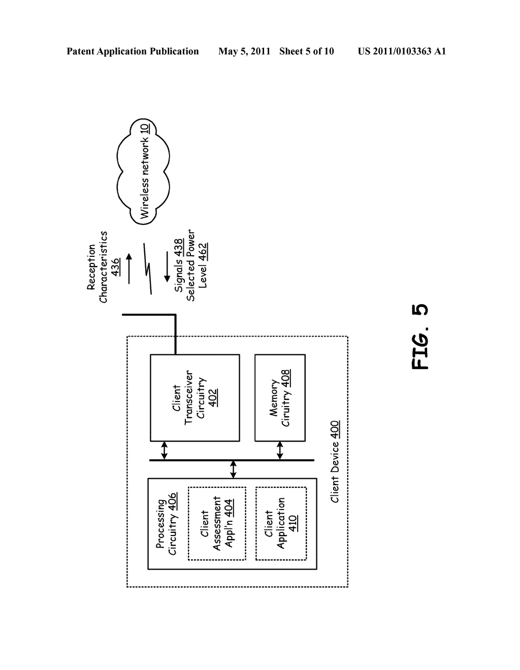 ACCESS POINT MULTI-LEVEL TRANSMISSION POWER CONTROL BASED ON THE EXCHANGE OF CHARACTERISTICS - diagram, schematic, and image 06