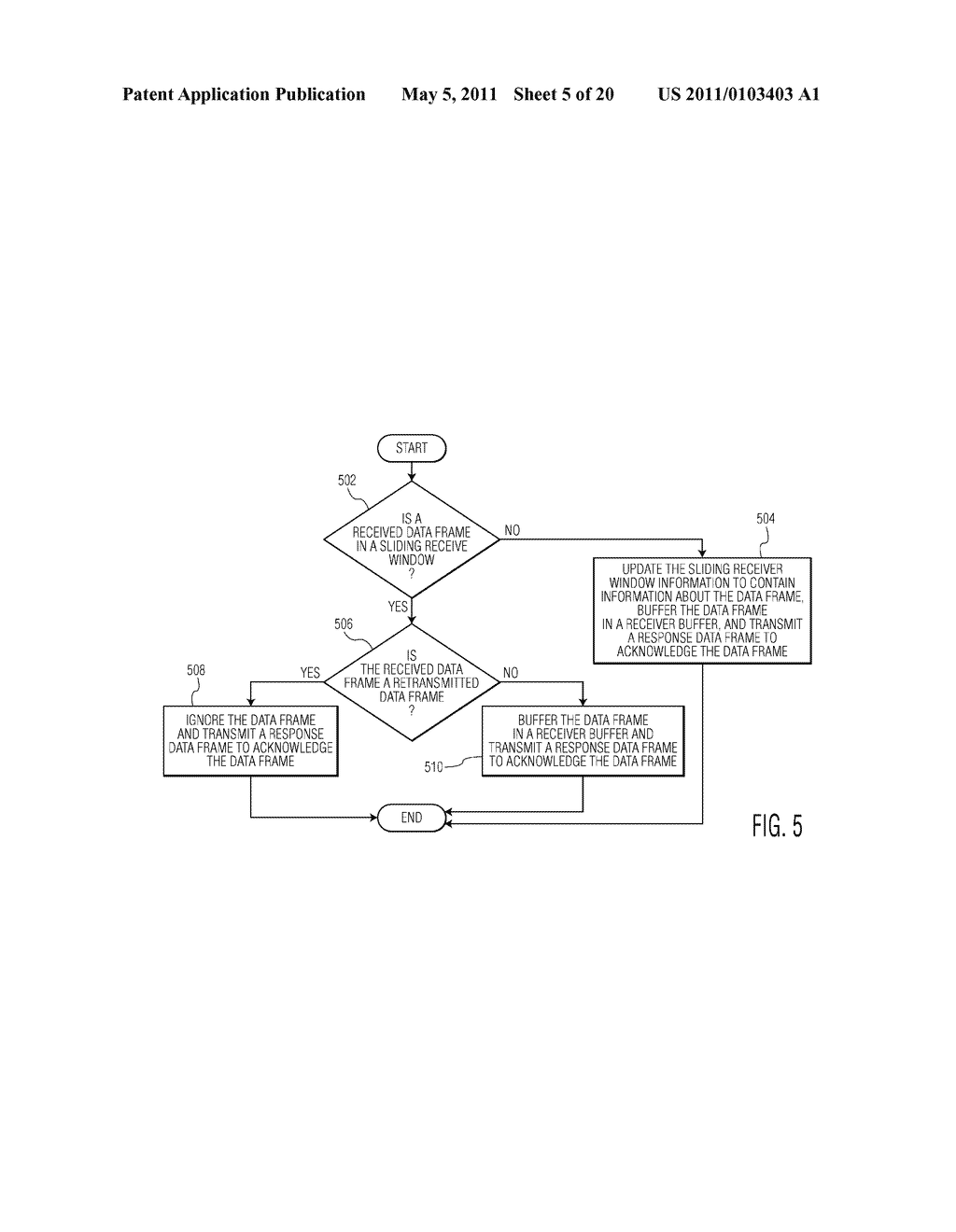 SYSTEM AND METHOD FOR DATA COMMUNICATIONS USING A SLIDING WINDOW PROTOCOL WITH SELECTIVE RETRANSMISSION - diagram, schematic, and image 06