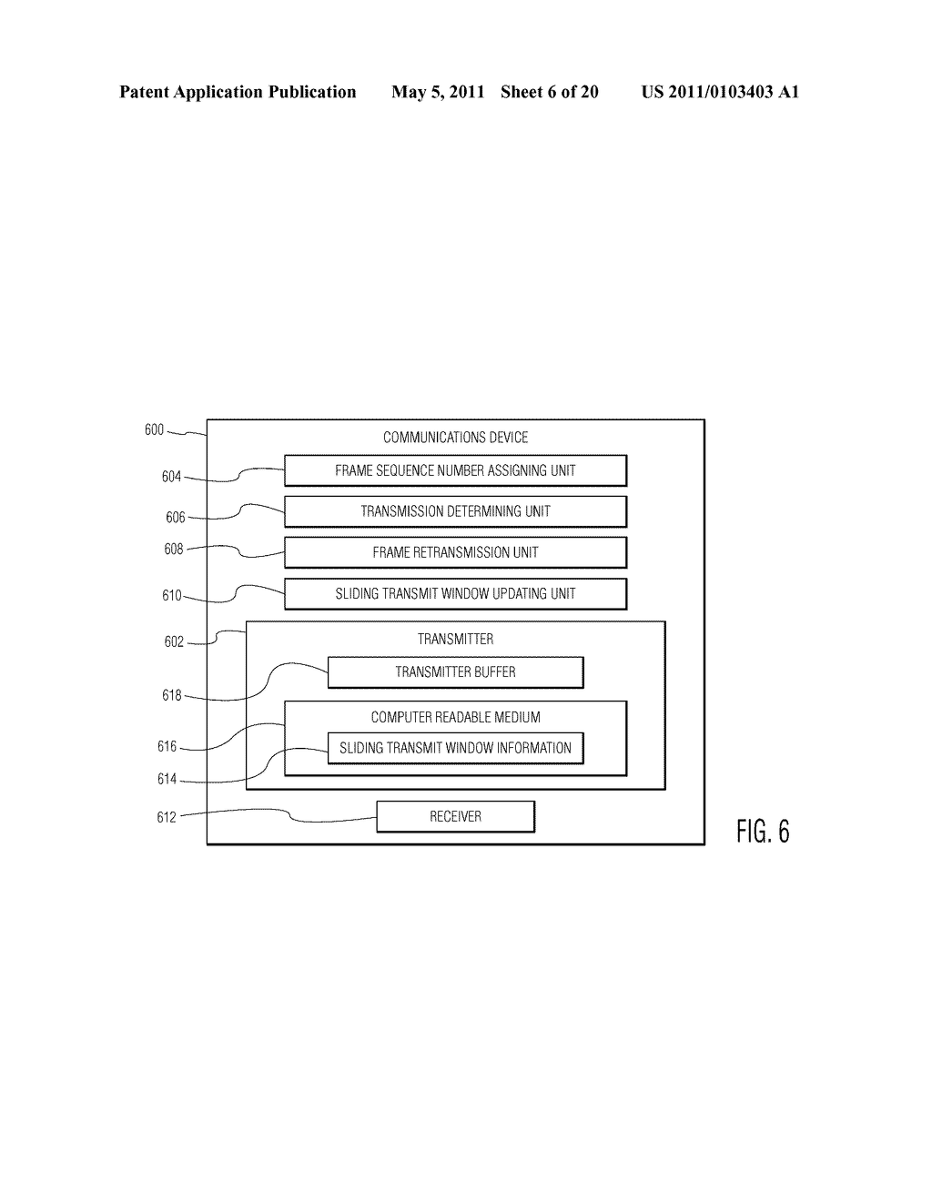 SYSTEM AND METHOD FOR DATA COMMUNICATIONS USING A SLIDING WINDOW PROTOCOL WITH SELECTIVE RETRANSMISSION - diagram, schematic, and image 07