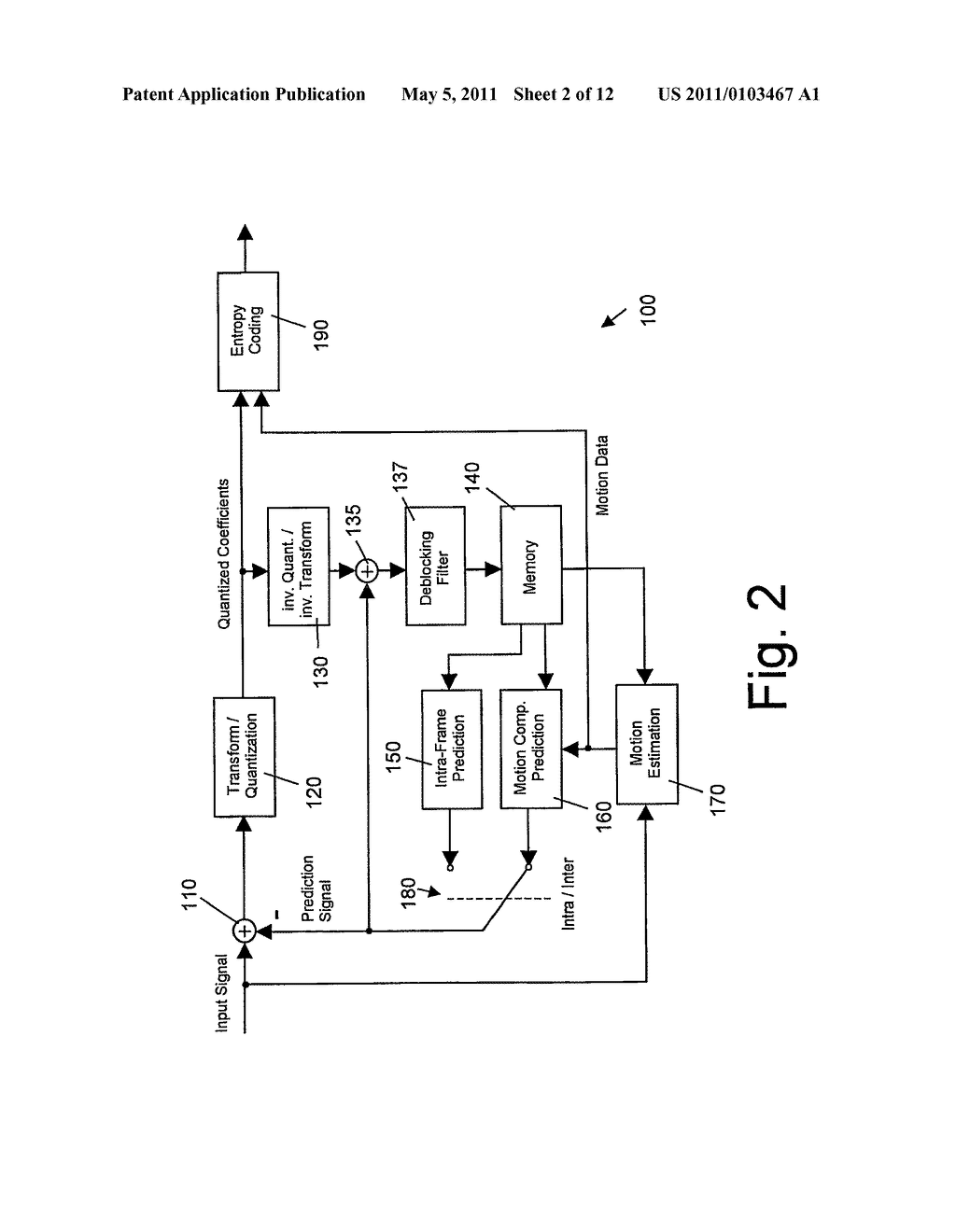 Encoding and Decoding of Video Images Based on a Non-linear Quantization - diagram, schematic, and image 03