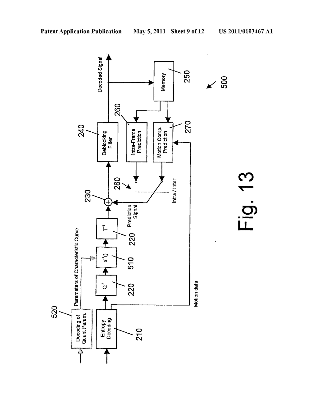 Encoding and Decoding of Video Images Based on a Non-linear Quantization - diagram, schematic, and image 10