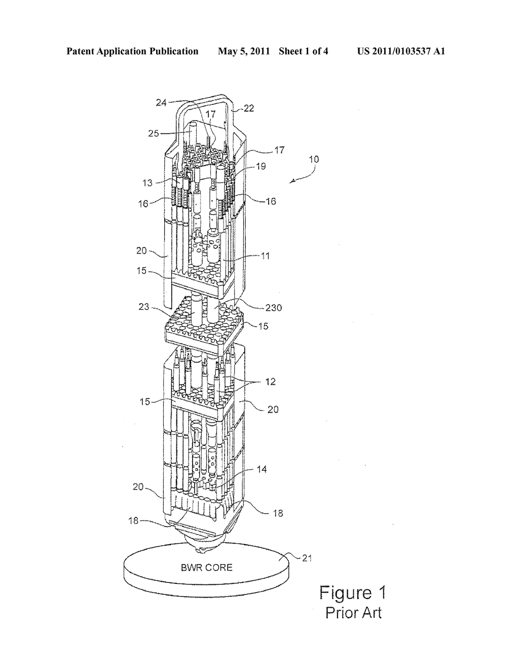 CHANNEL SEATING TOOL FOR NUCLEAR FUEL ASSEMBLY AND METHOD FOR SEATING CHANNEL ON THE ASSEMBLY - diagram, schematic, and image 02