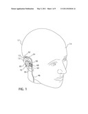 ADJUSTABLE, DUAL SPEAKER ELEMENT IN-EAR PHONE diagram and image