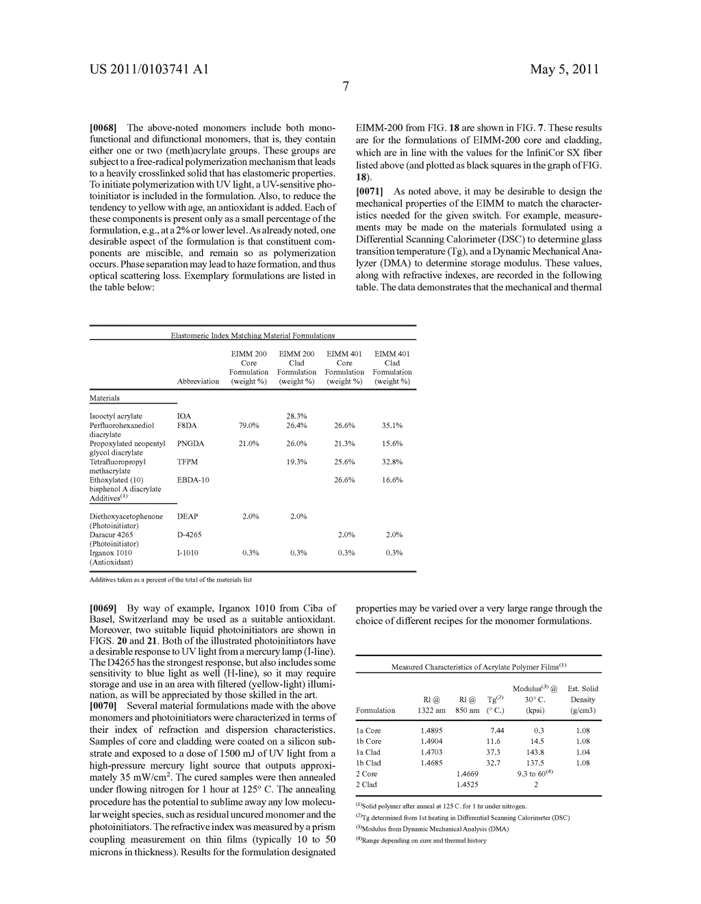 OPTICAL FIBER SWITCH INCLUDING AN INDEX MATCHING ELASTOMERIC SOLID LAYER PROVIDING CORE AND CLADDING INDEX OF REFRACTION MATCHING AND RELATED METHODS - diagram, schematic, and image 31