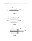 REPEATABLE OPTICAL WAVEGUIDE INTERCONNECTION INCLUDING AN INDEX MATCHING ELASTOMERIC SOLID LAYER PROVIDING CORE AND CLADDING INDEX OF REFRACTION MATCHING AND RELATED METHODS diagram and image