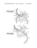 Sheet folding apparatus and image formation system provided with the apparatus diagram and image