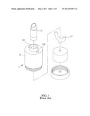 Makeup assembly with light-emitting means diagram and image