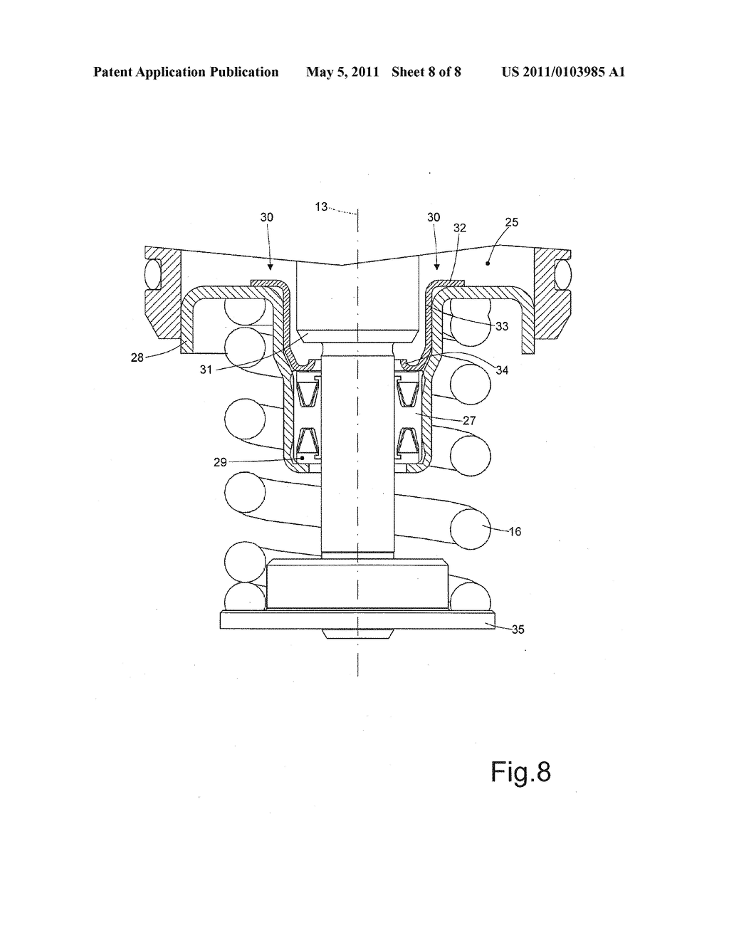 FUEL PUMP WITH AN IMPROVED DAMPING DEVICE FOR A DIRECT INJECTION SYSTEM - diagram, schematic, and image 09