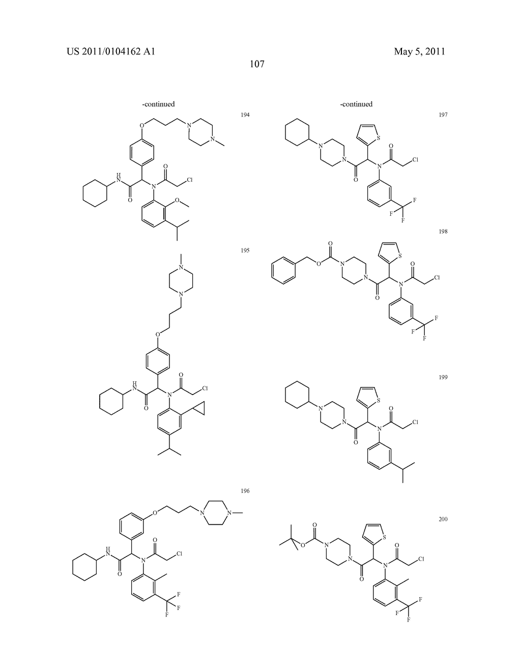 Compounds which can be used for the Treatment of Cancers - diagram, schematic, and image 108