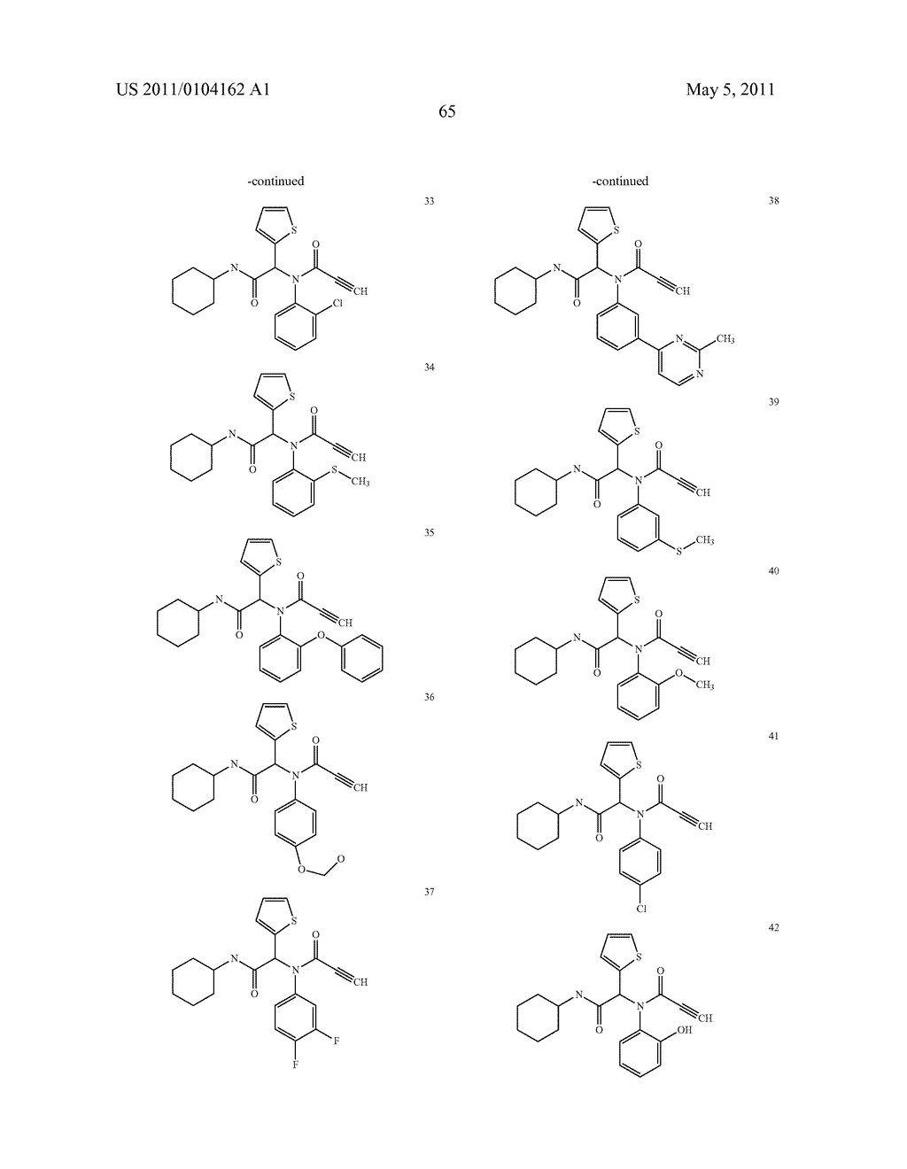 Compounds which can be used for the Treatment of Cancers - diagram, schematic, and image 66