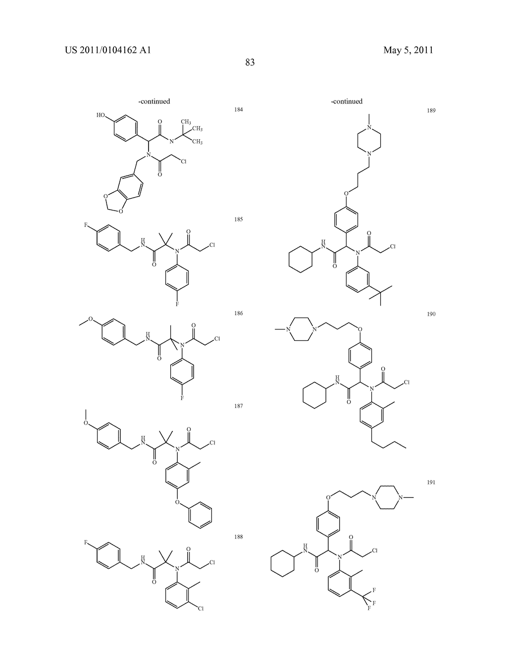 Compounds which can be used for the Treatment of Cancers - diagram, schematic, and image 84