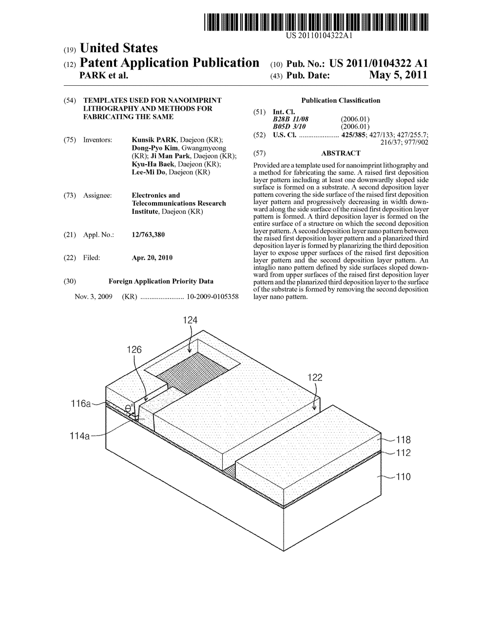 TEMPLATES USED FOR NANOIMPRINT LITHOGRAPHY AND METHODS FOR FABRICATING THE SAME - diagram, schematic, and image 01